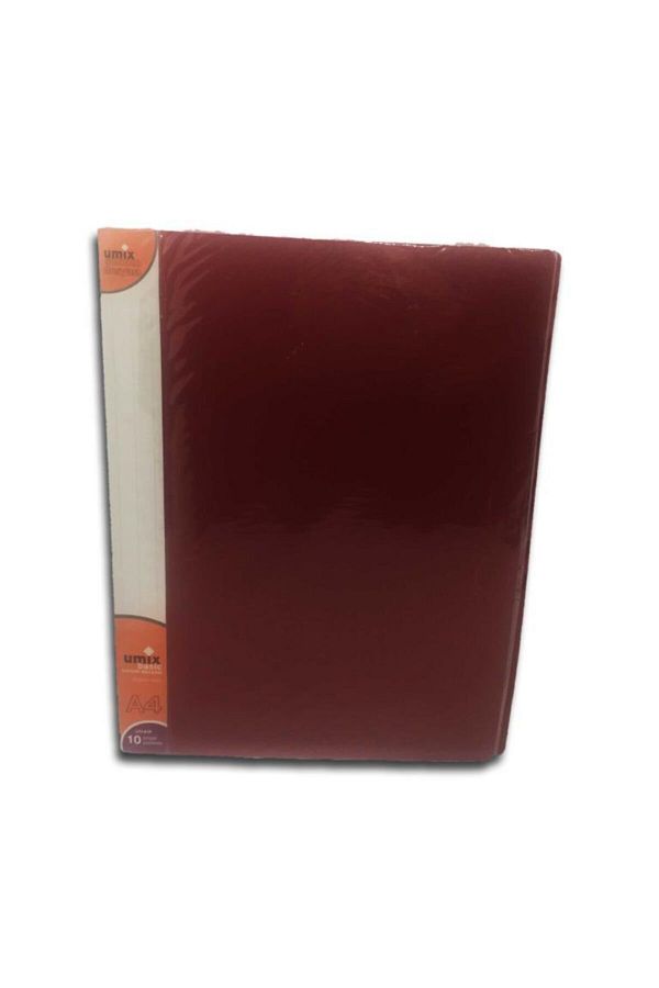 Umix-Umix Basic Presentation File 10 Pieces Red 1