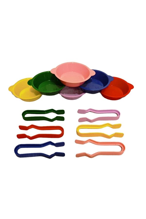 Yuka Kids Aktarma Seti (montessori Kaseler Ve Cımbızlar) (2-6 Yaş) Özel Eğitim