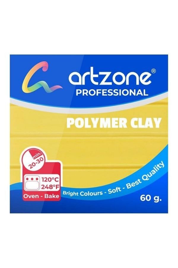 Rich-Artzone Soft Polymer Clay 14248 أصفر فاتح 60 جرام 1