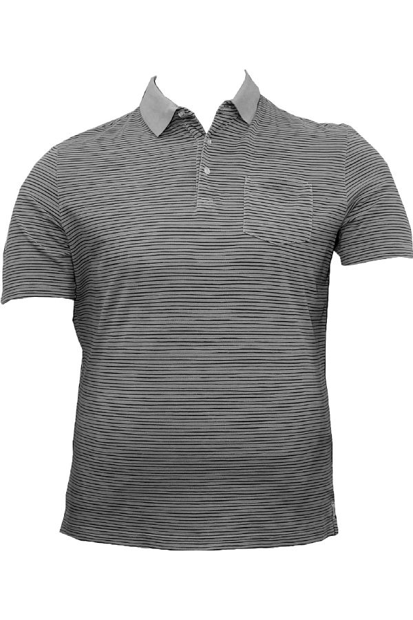 Brax Large Size Polo Neck Striped T shirt Trendyol