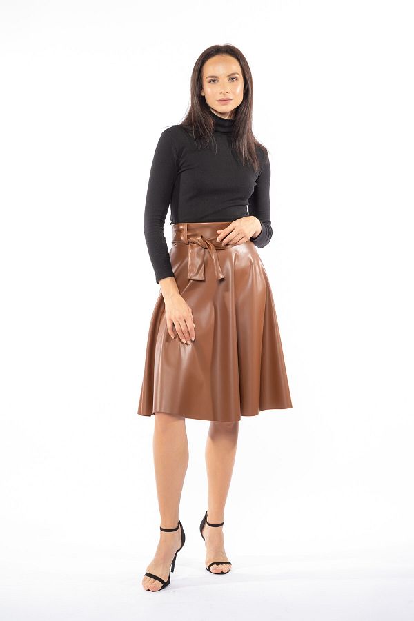 Full length high waisted leather skirt shop