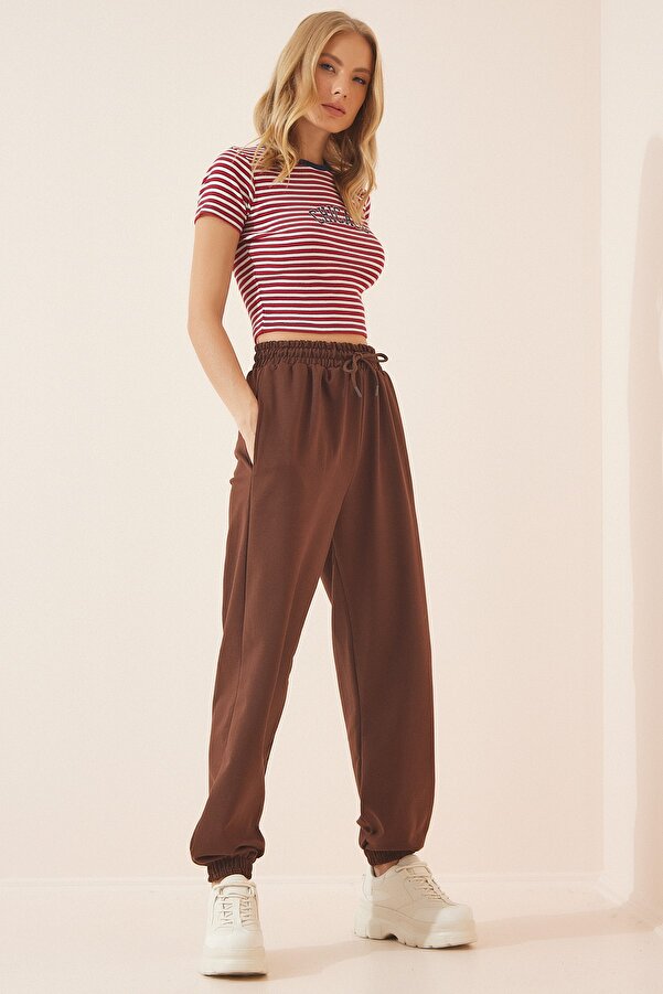 Braune jogpants damen Clearance