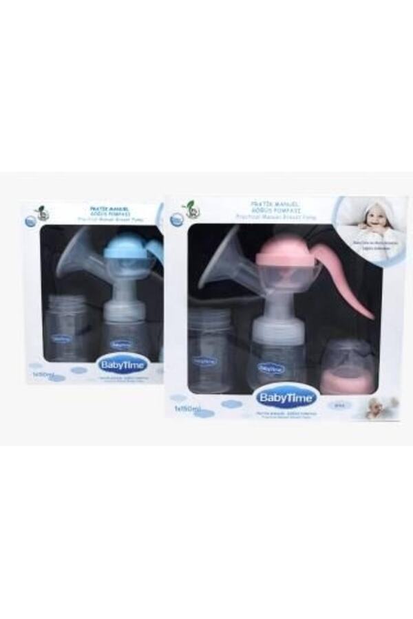 Babytime Pratik Manuel Göğüs Pompası Mavi