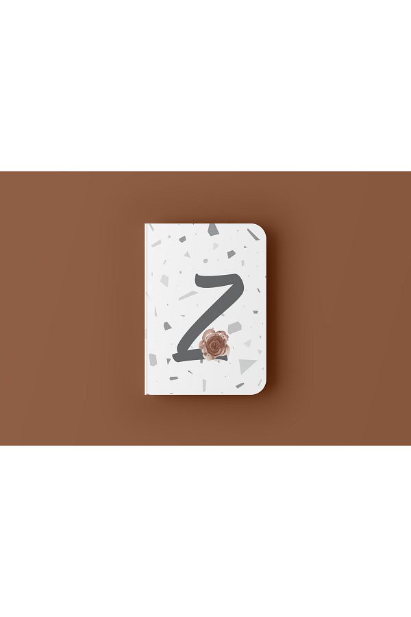daystore-دفتر ملاحظات مطبوع عليه حرف Z باللغة التركية 1
