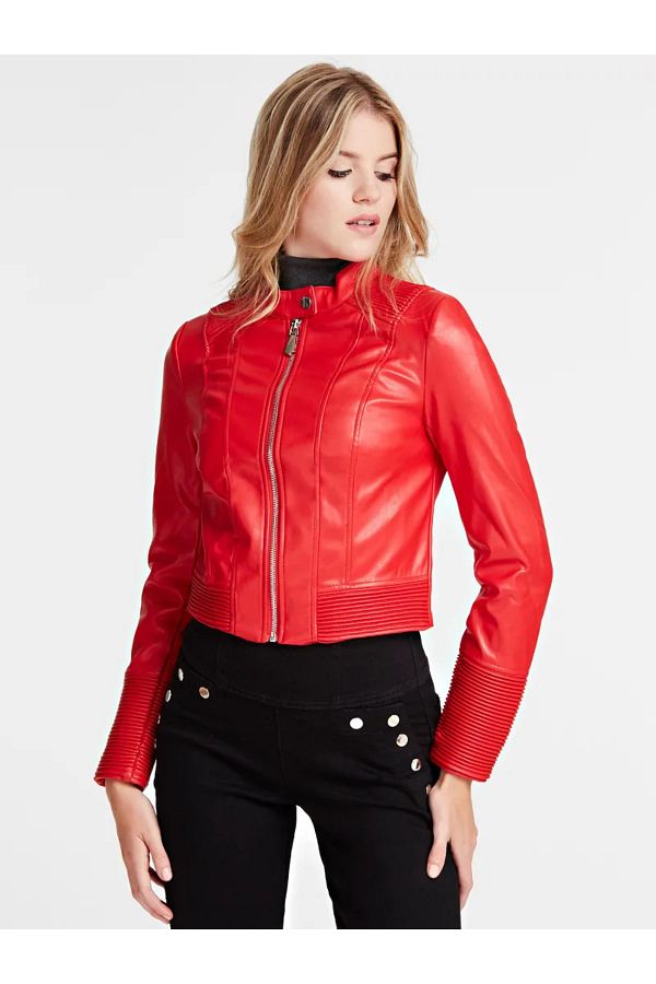 Guess Red Women s Jacket Trendyol