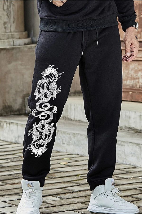 Black dragon sweatpants 2025