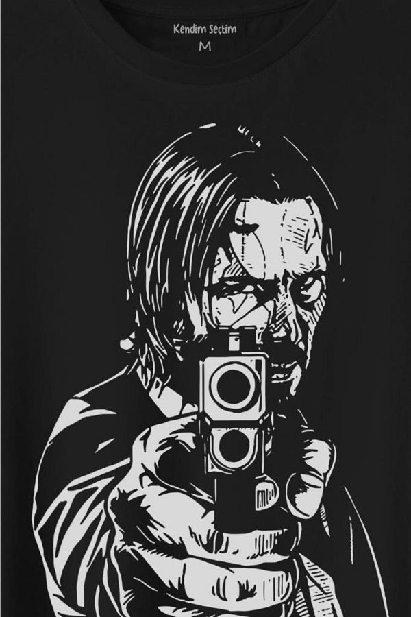 Kendim Sectim John Wick Keanu Reeves Actor TV Series Movie Matrix Printed T Shirt Unisex T shirt Trendyol
