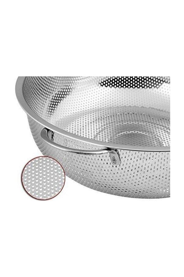 Stainless steel pasta strainer hotsell
