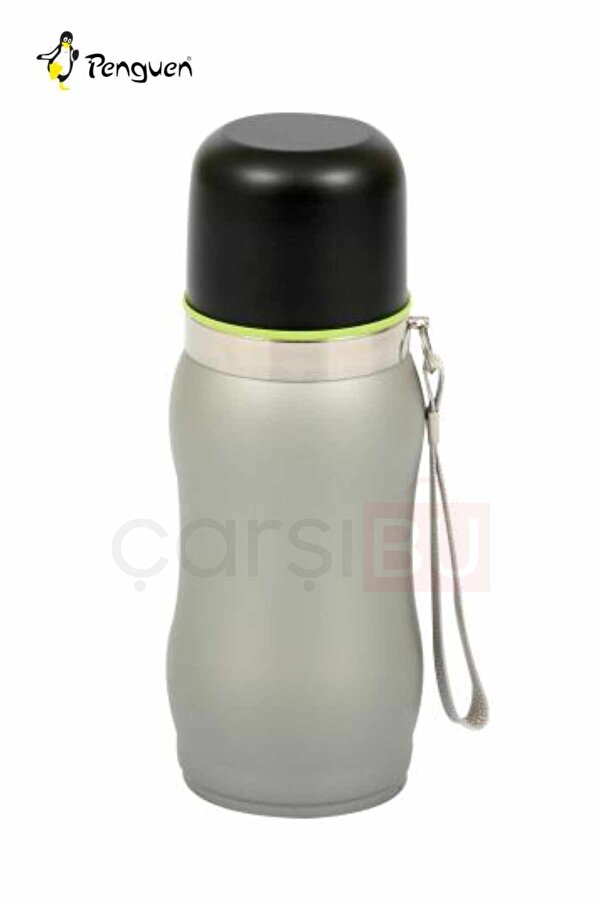 ÇarşıBu Penguen Çift Katlı Mermi Termos Paslanmaz Çelik Bebek Mama Termosu 350 ml