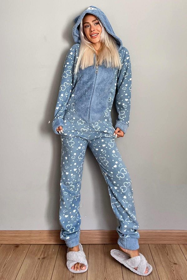 Fleece plush jumpsuit pyjamas online