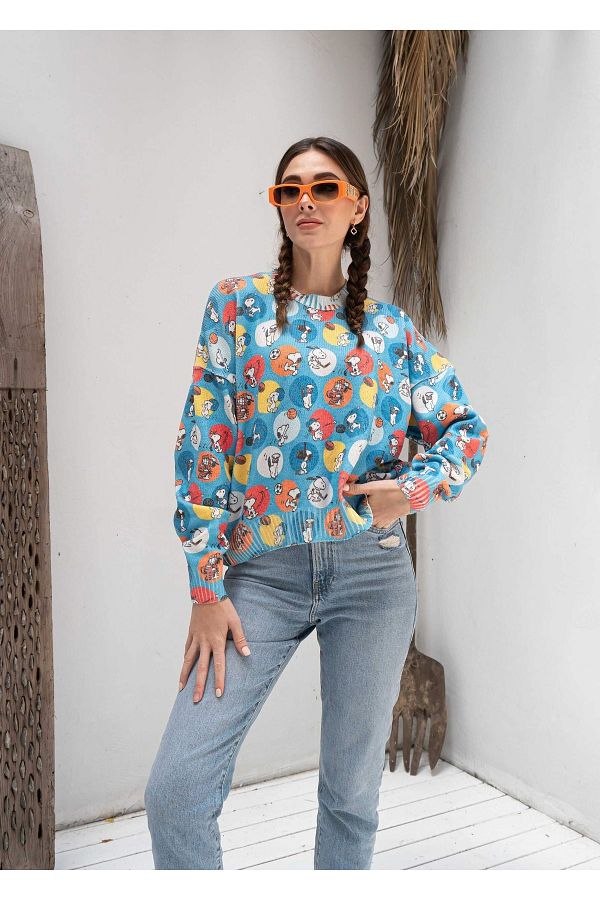 The All Brands Digital Print Sweater Trendyol