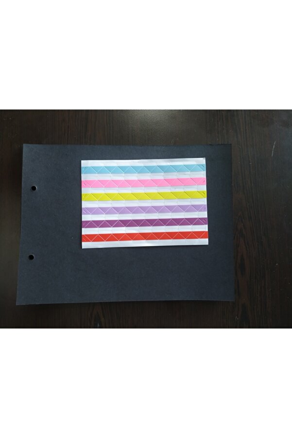 Patladı Gitti Fotoğraf Albümü Için Siyah Kağıt Ve Sticker Set