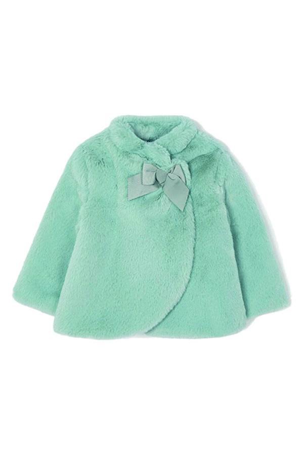 Mayoral Mint Yeşili Kız Bebek Kürk