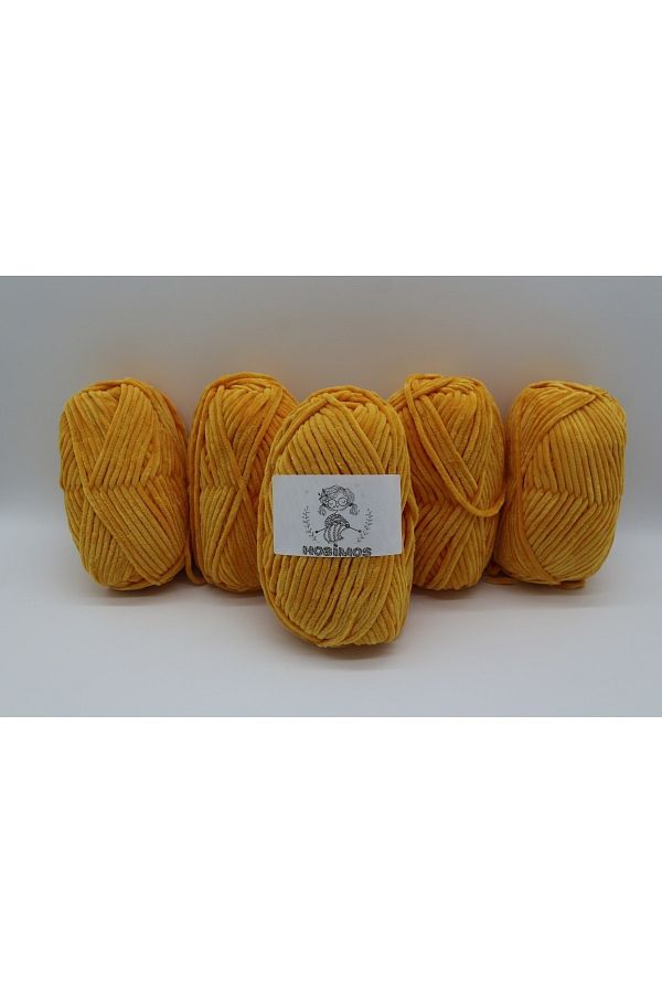 Hobimos-Os-hel Velvet String 100 γραμμάρια 120 μέτρα 100% Micro Polyester String 5 τεμάχια 1