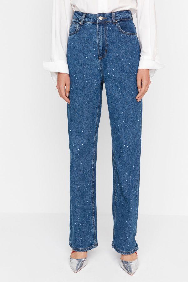 Trendyol High Waist Flare Pants 2024, Buy Trendyol Online