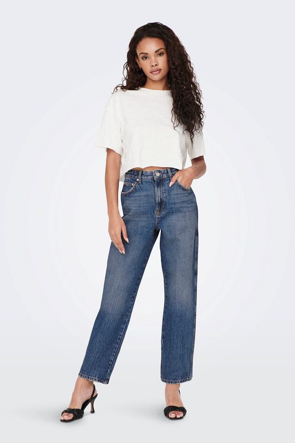 ONLY-Pantaloni de damă Jeans 64615271398 Albastru 1