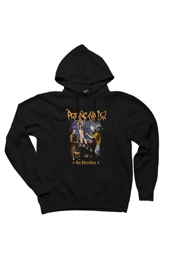 Z zepplin Rotting Christ The Heretics Black Hooded Sweatshirt Hoodie Trendyol