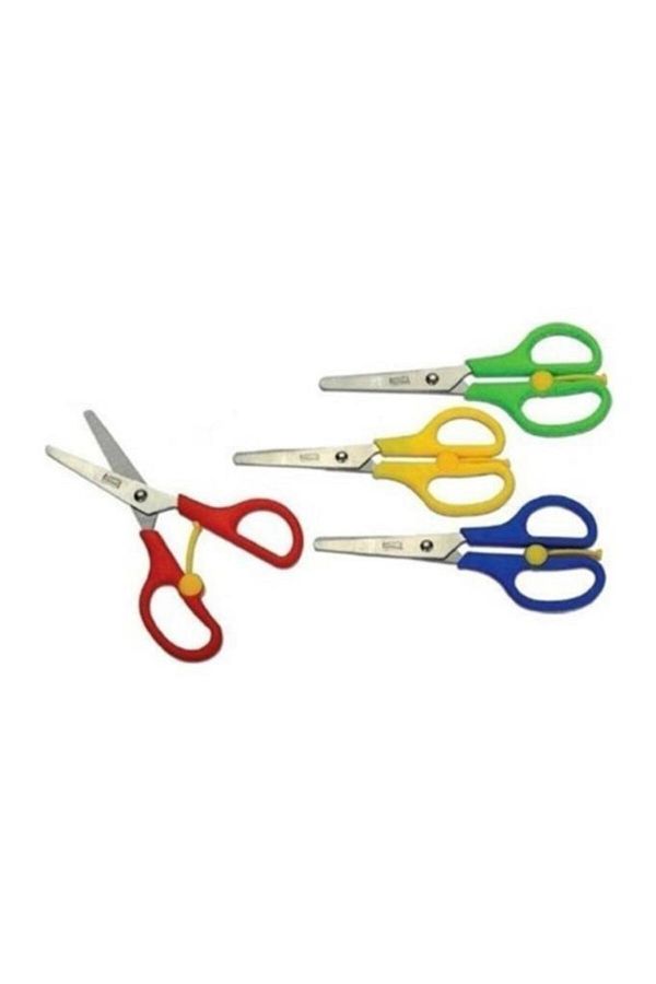 Südor-Pack of 24 Student Scissors with Spring Sm01 1