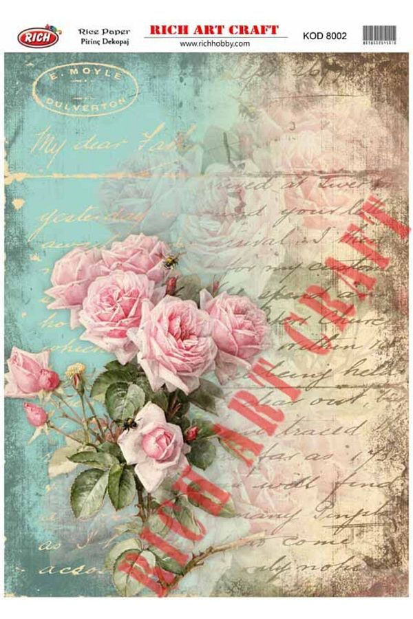 Rich-Brass Decopage Paper| Code 8002 1