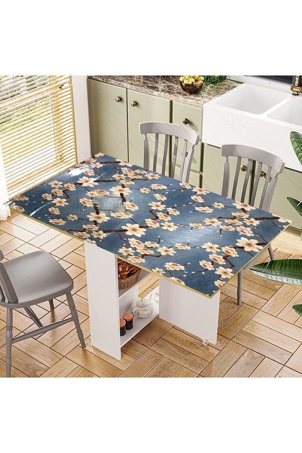 vexillum-1.2mm | Patterned PVC Table And Tablecloth Protector | Desk Pad | Protective Mica | Acetate Tablecloth 1