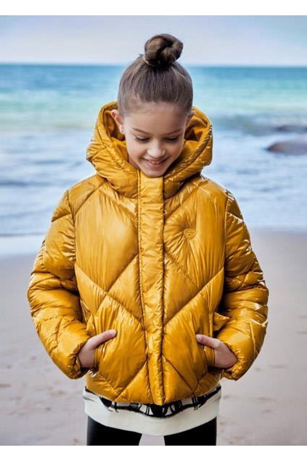 Girls orange coat hot sale