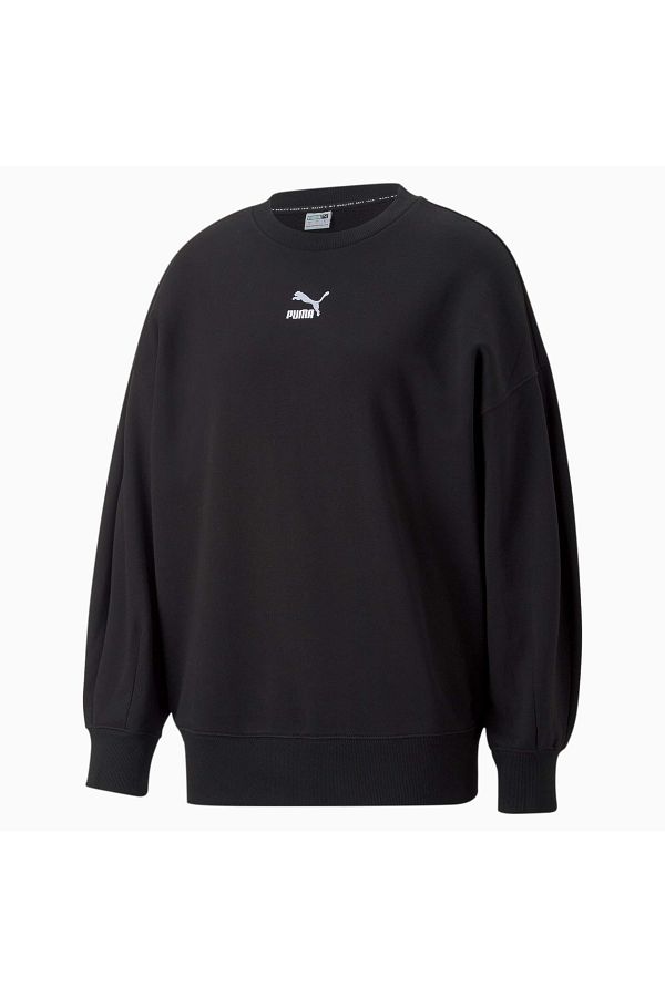 Puma Classics Women s Black Sweatshirt 535682 01 Trendyol