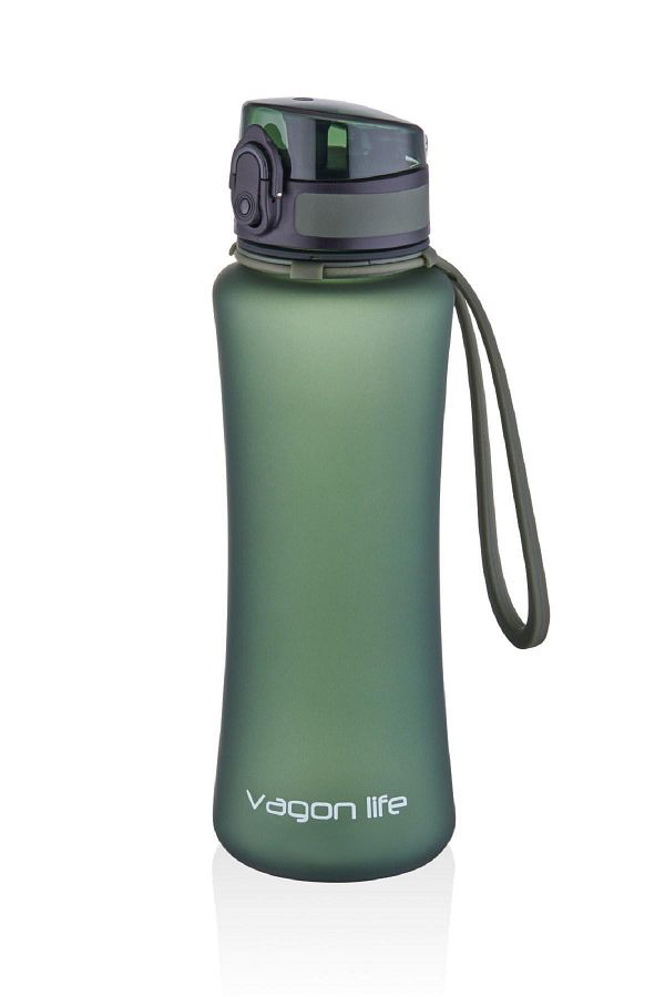 Vagonlife-550 ml Tritan Silicone Water Bottle with Carrying Strap 1
