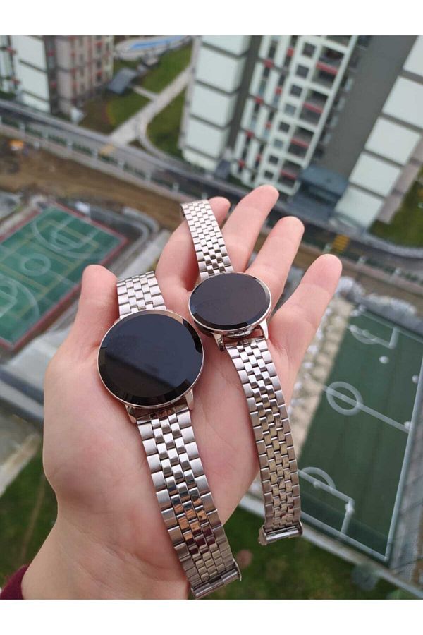 Touch screen led couple watch cheap