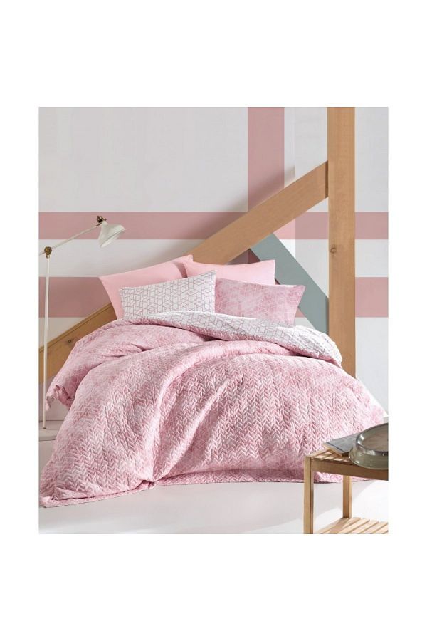 Cotton Box-Ranforce Minimal Single Set - Best Pink 1