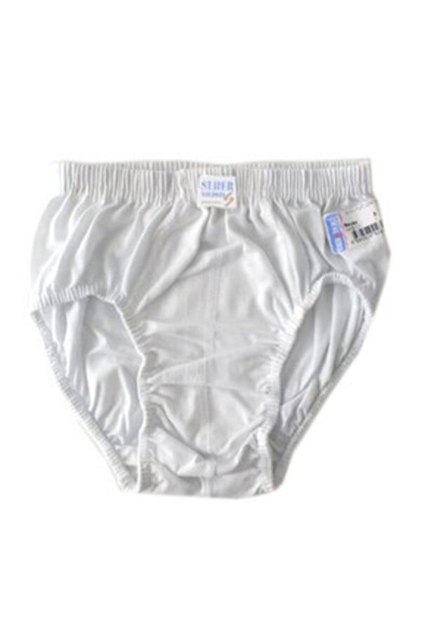 Seher Erkek Çocuk Beyaz 6'lı Paket Pamuk Külot