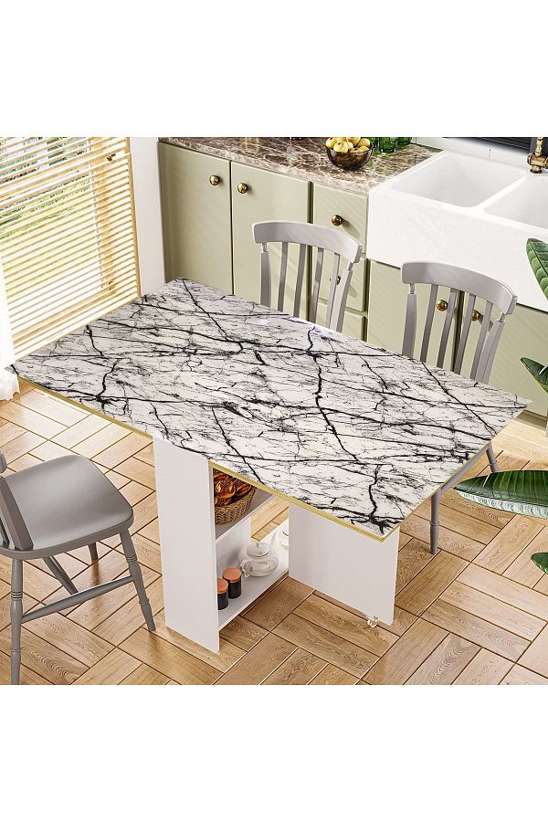 vexillum-1.2mm | Patterned PVC Table And Tablecloth Protector | Desk Pad | Protective Mica | Acetate Tablecloth 1
