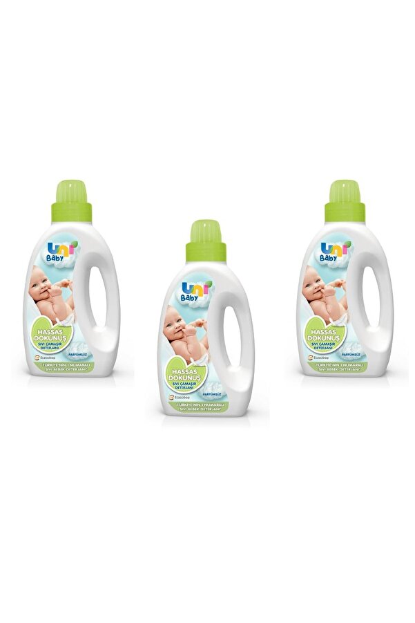 Uni Baby Sensitive Sıvı Deterjan 1500 Ml 3 Adet