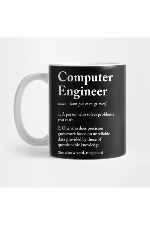 Pixxa-Computer Engineer - Computer Engineer - Word Meaning Mug 1