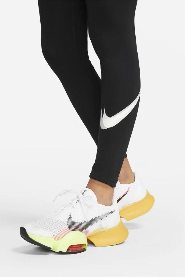 Nike Running Swoosh 7/8 leggings in black