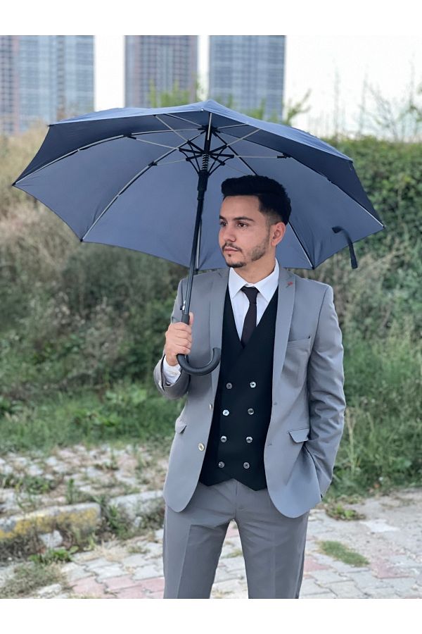 Navy blue on sale rain umbrella