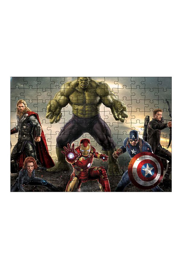 Bedeko-Wooden MDF Puzzle Jigsaw Marvel Characters 120 Pieces 25*35 Cm 1