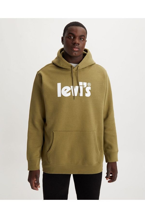Levi s Hooded Collar Green Men s Sweatshirt Trendyol