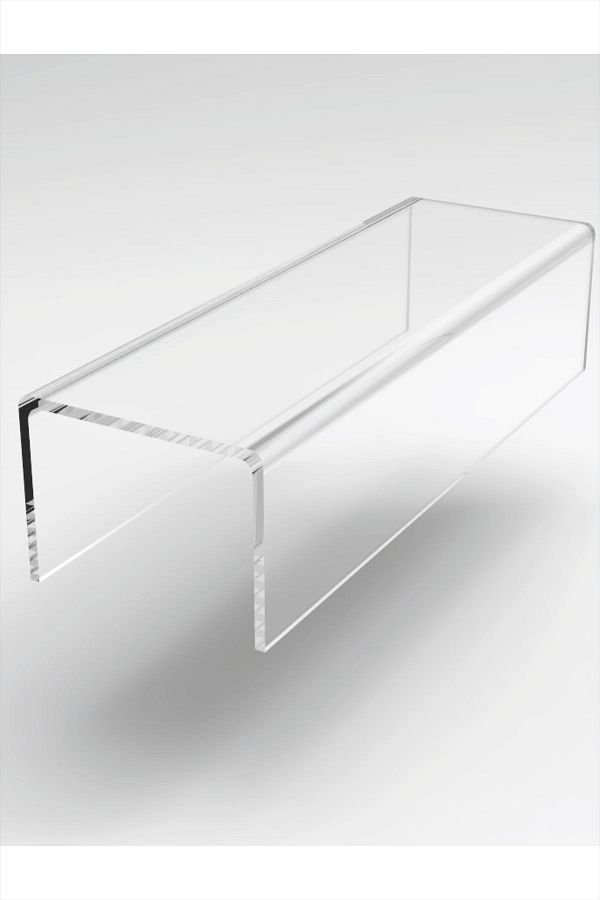 CANNAS-Plexi Transparent Ladder Display Stand Single Stage Stand 30 Cm 1