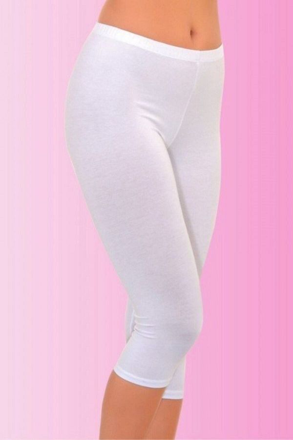 İmer Çamaşır-Leggings Capri modal alb pentru damă 1