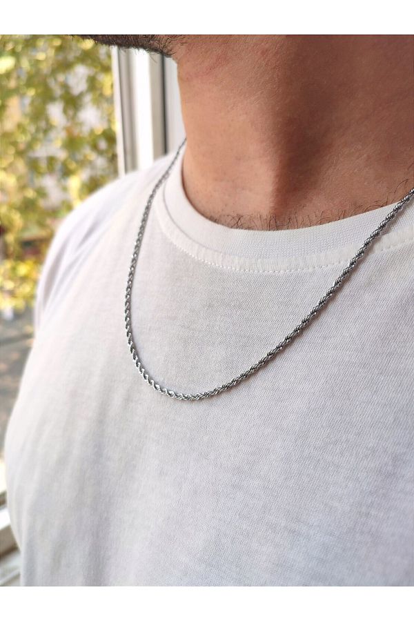 Mens braided rope necklace new arrivals