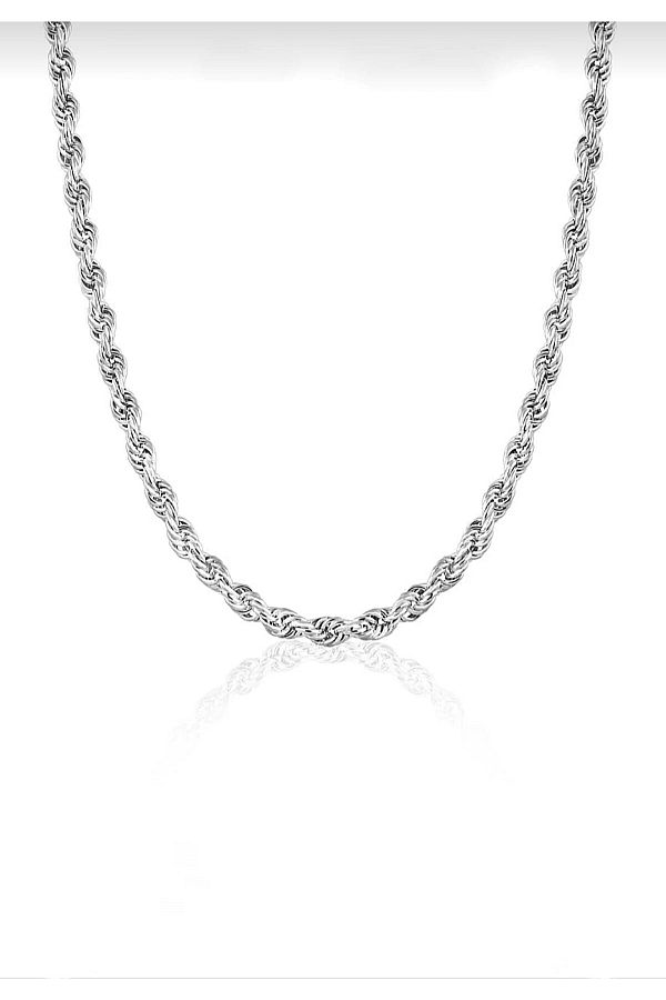 Braided silver chain store
