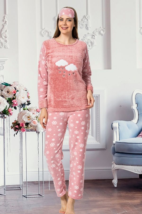 Women's 100% Cotton Pajamas, Long Sleeve Woven Pj Set Sleepwear