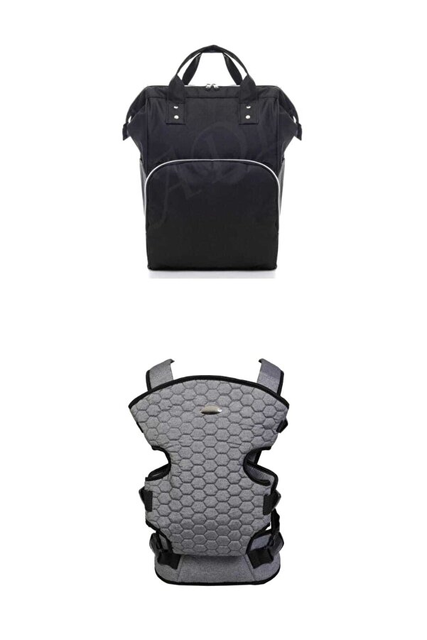 L&M LEGAS MODA Anne Bebek Bakım Sırt Çantası Termal Biberonlu Ve Anne Bebek Taşıma Kanguru