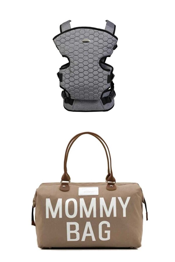 Lui Baby Bebek Bakım Omuz Çantası Ve Bebek Taşıma Bel Destekli Kanguru 2'li