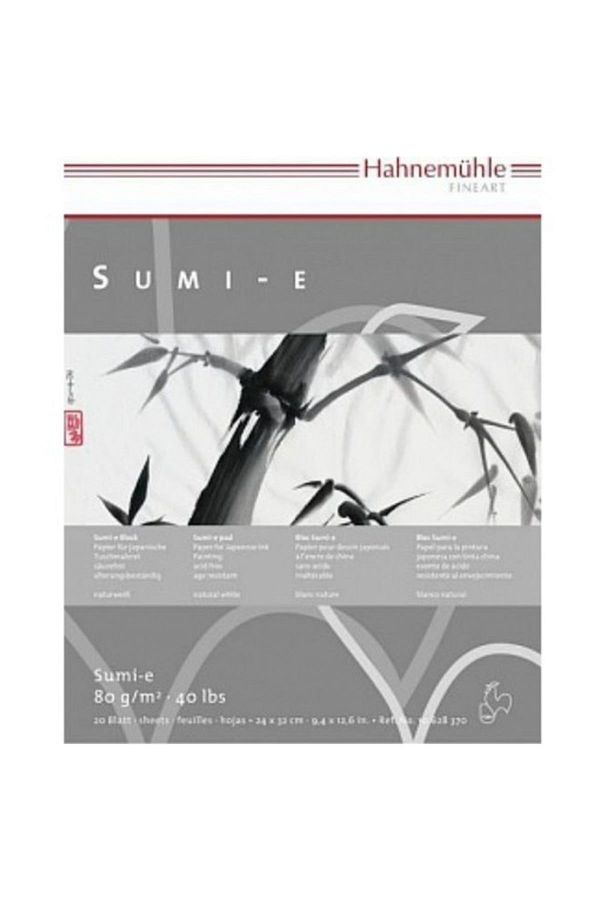 Hahnemühle-Japanese Sumie Notebook Sketch Block 30x40cm 20 Sheets Skecth 1