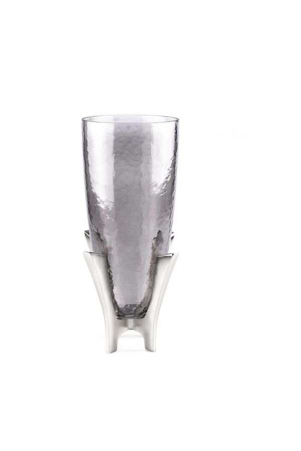 MEZONEV-Glass Vase - Metal Leg Design 1