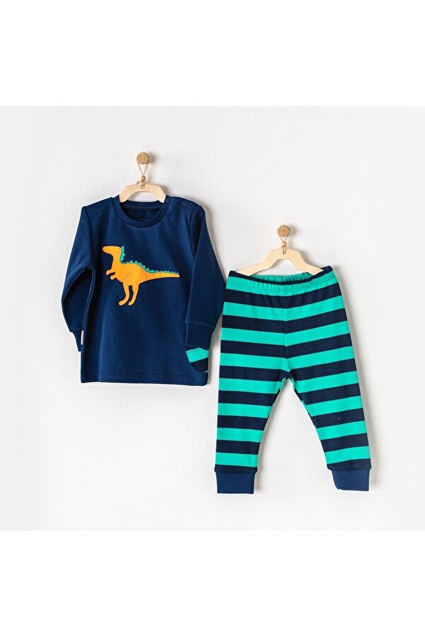 Andy Wawa Pjs 2'li Pijama Ac23405 Navy
