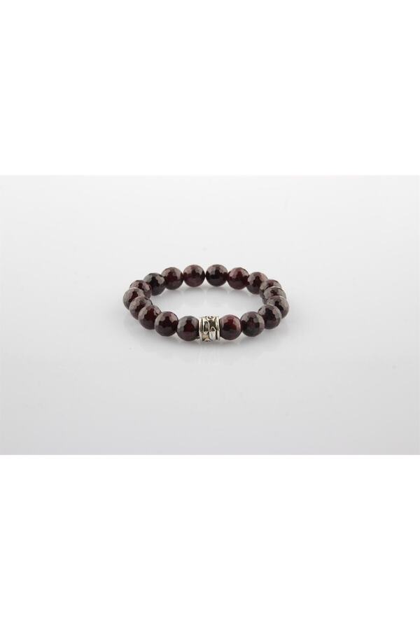 ALAVAN-Lal Stone Natural Stone Bracelet 8 Mm, Crystal Accessory 1