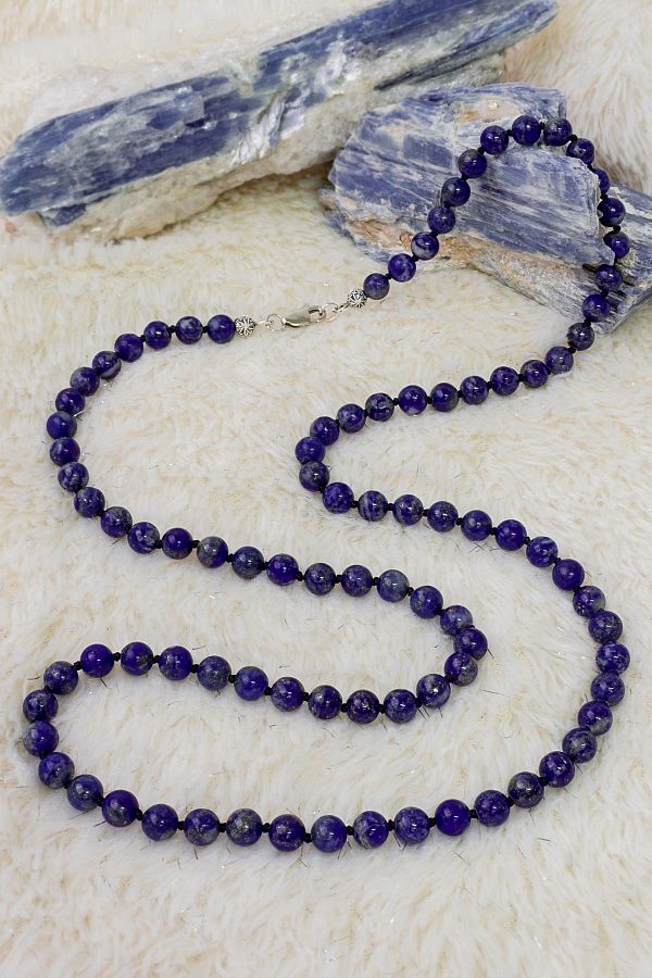 Dünya Doğal Taş-Lapis Lazuli Stone Necklace 1