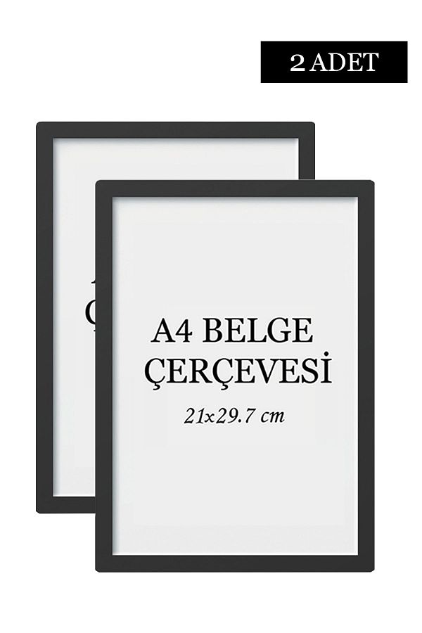 ÖZCANLAR ÇERÇEVE-Set of 2 A4 (21x29.7) Diploma Frame Document Frames Certificate Frame 1